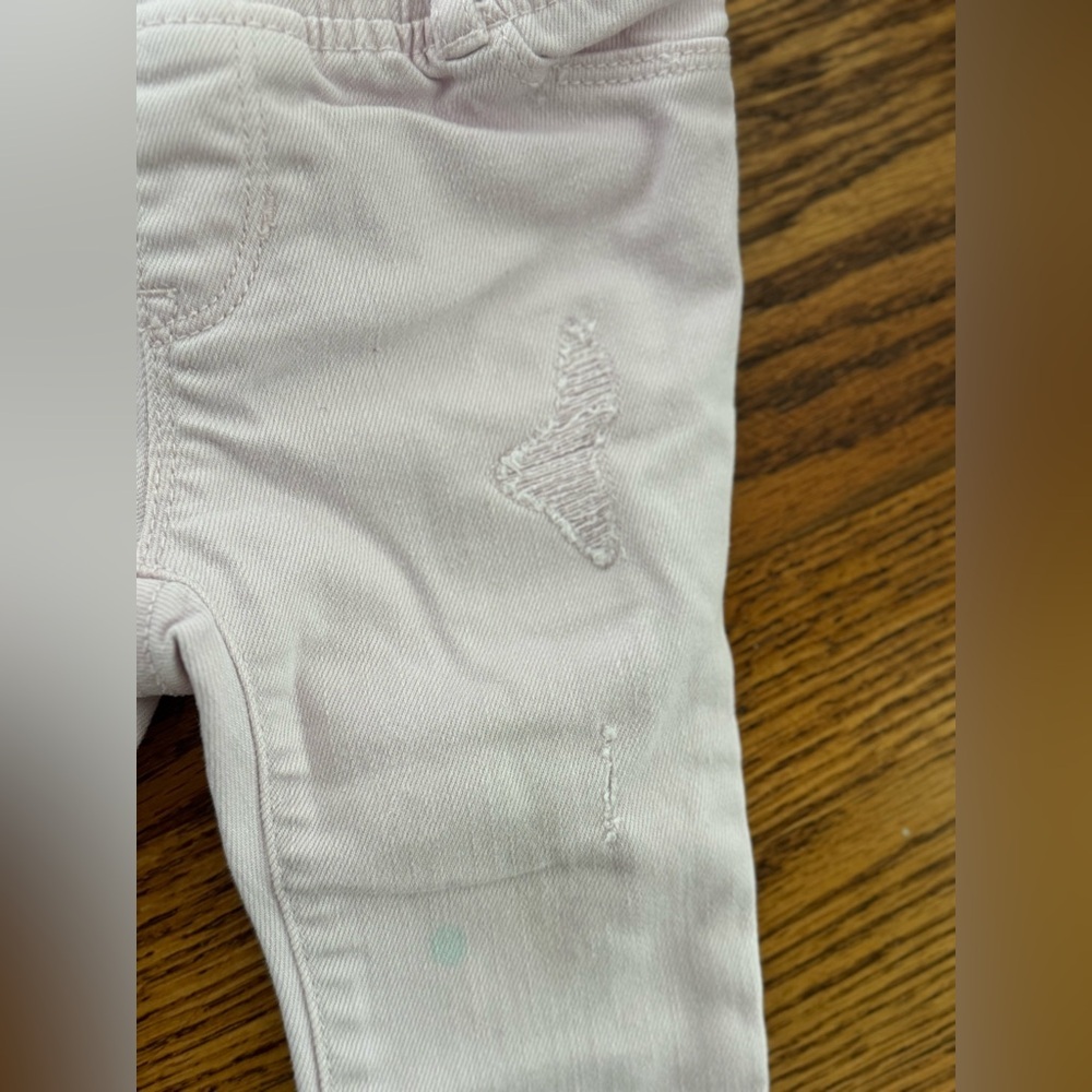 Baby Gap Pink Distress Denim - Picture 6 of 6